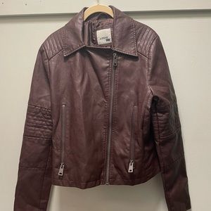 Levi's Women's Leather Jacket - Dark Brown